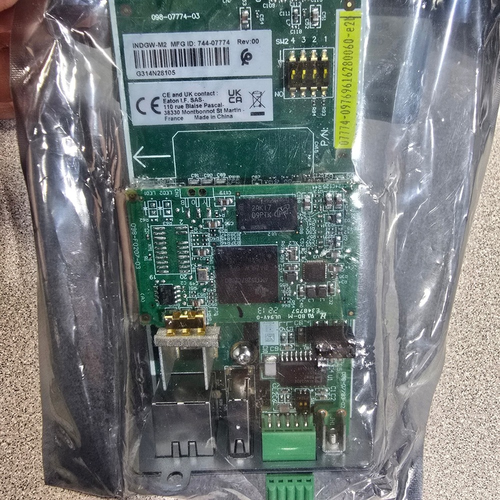 Eaton INDGW-M2 Industrial Gateway Card UPS Comm Power Management Module NEW - Picture 2 of 4